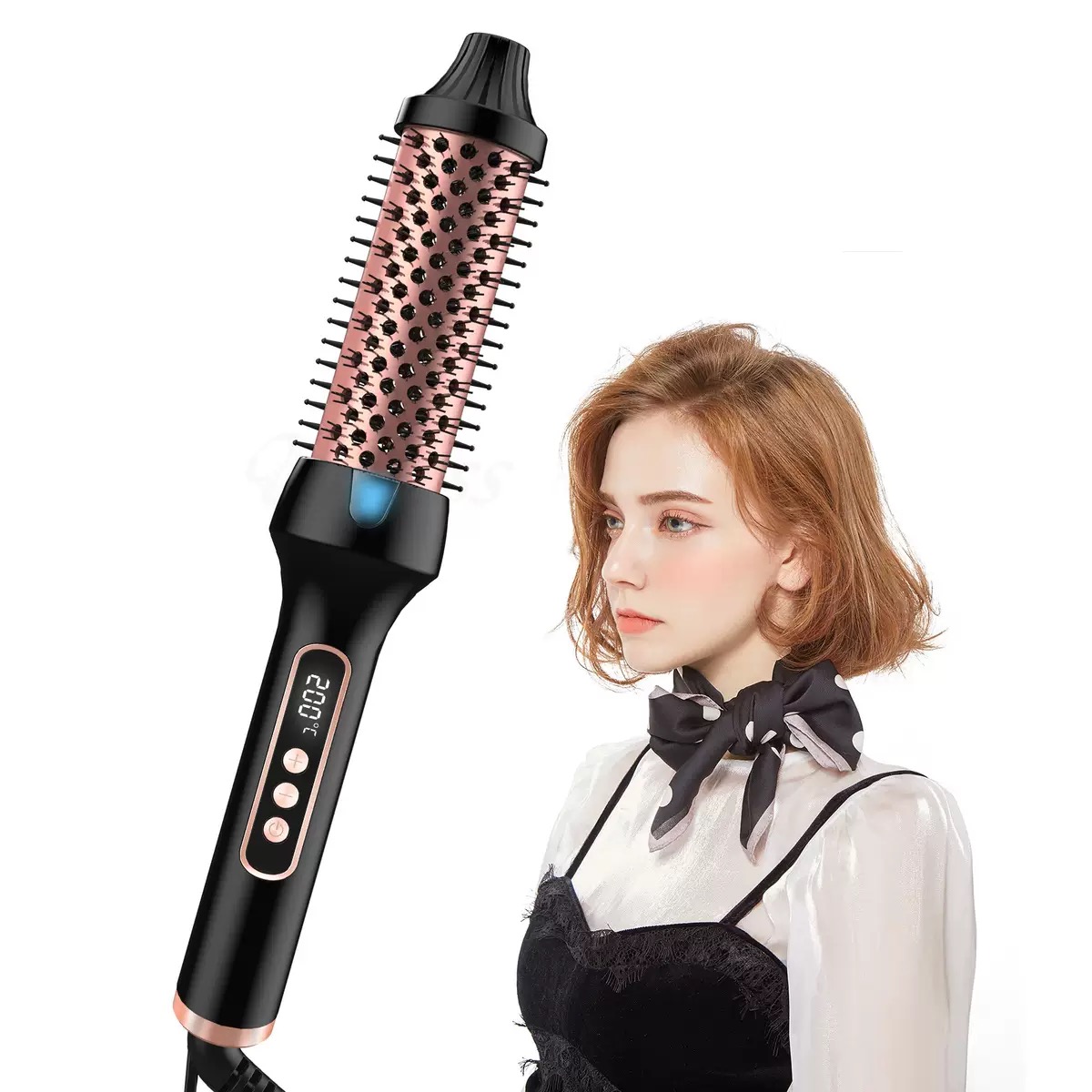 Ceramic Heat Emitter - 3 in1 Thermal Brush Ionic Heated