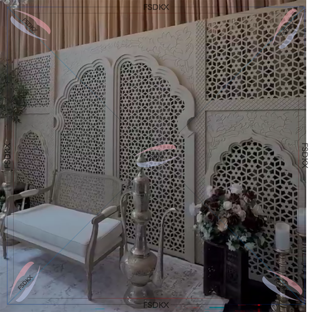 Pvc Panel Background - Factory Customized Wedding Stage 3D effect