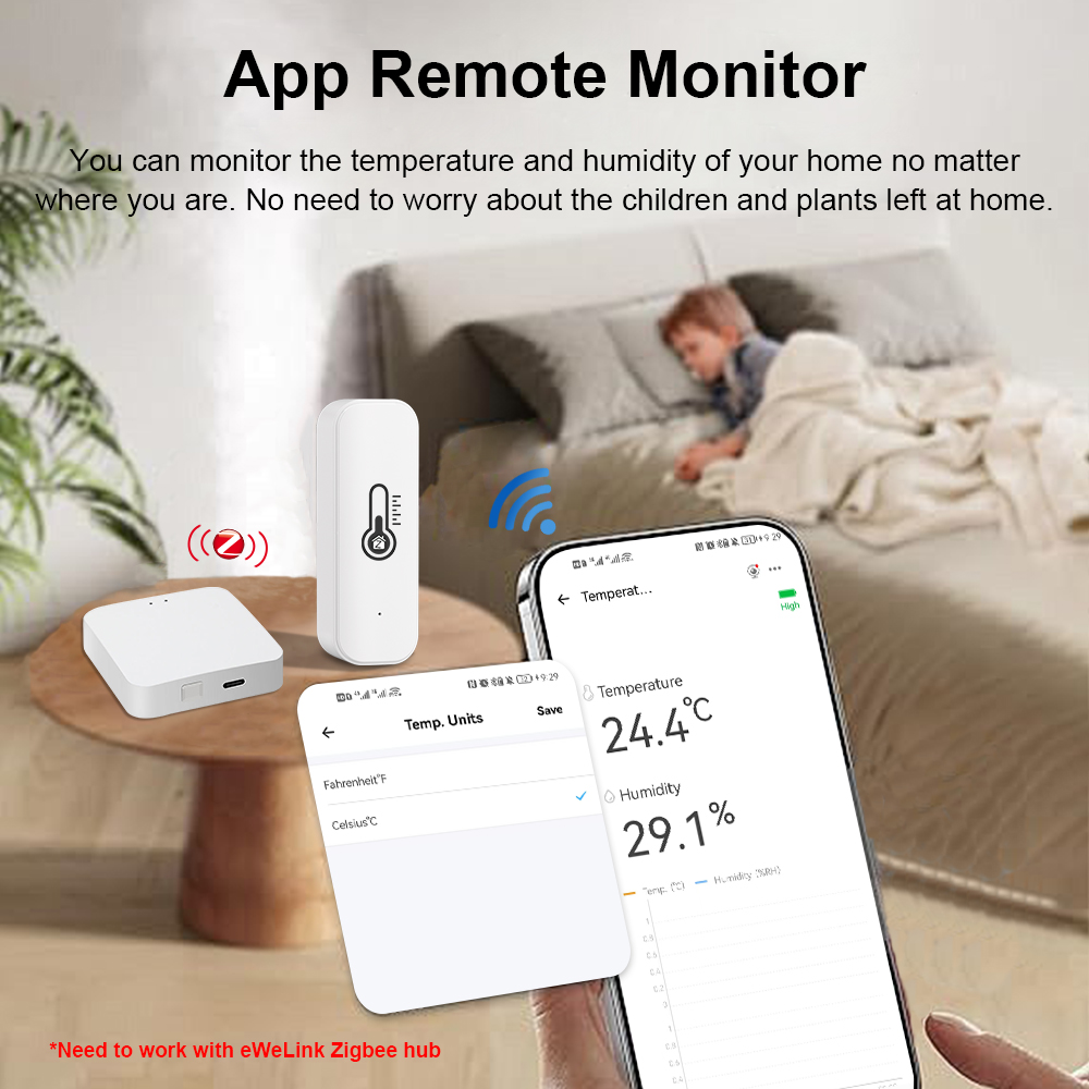 Ewelink ZigBee Smart Temperatu - Digital Hygrometer Probe recensione e prezzo