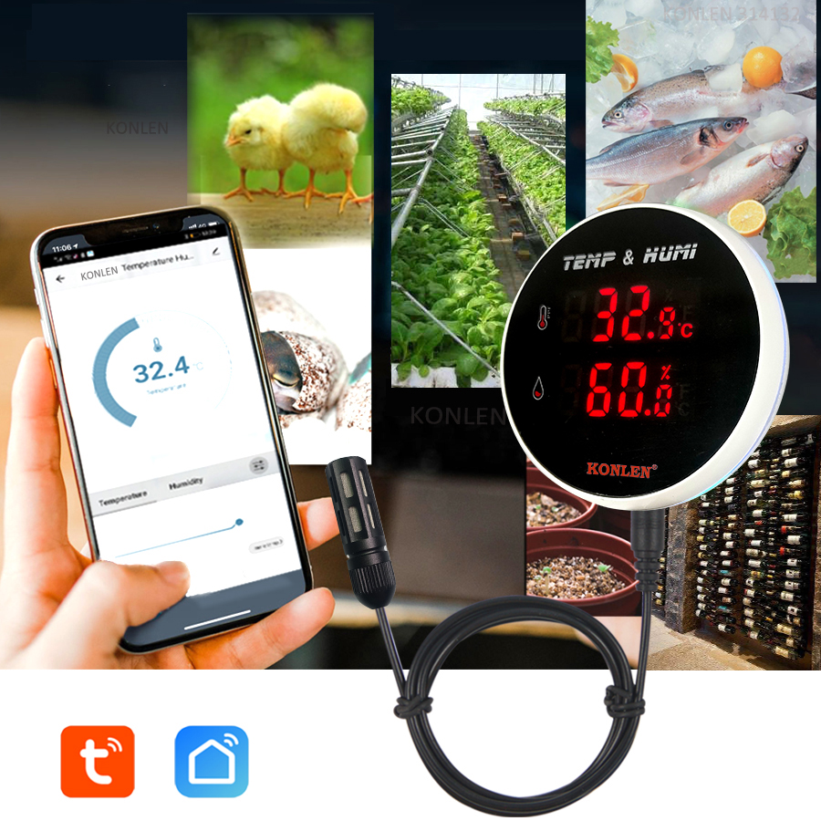 Tuya WIFI Temperature Humidity - Digital Hygrometer Probe recensione e prezzo