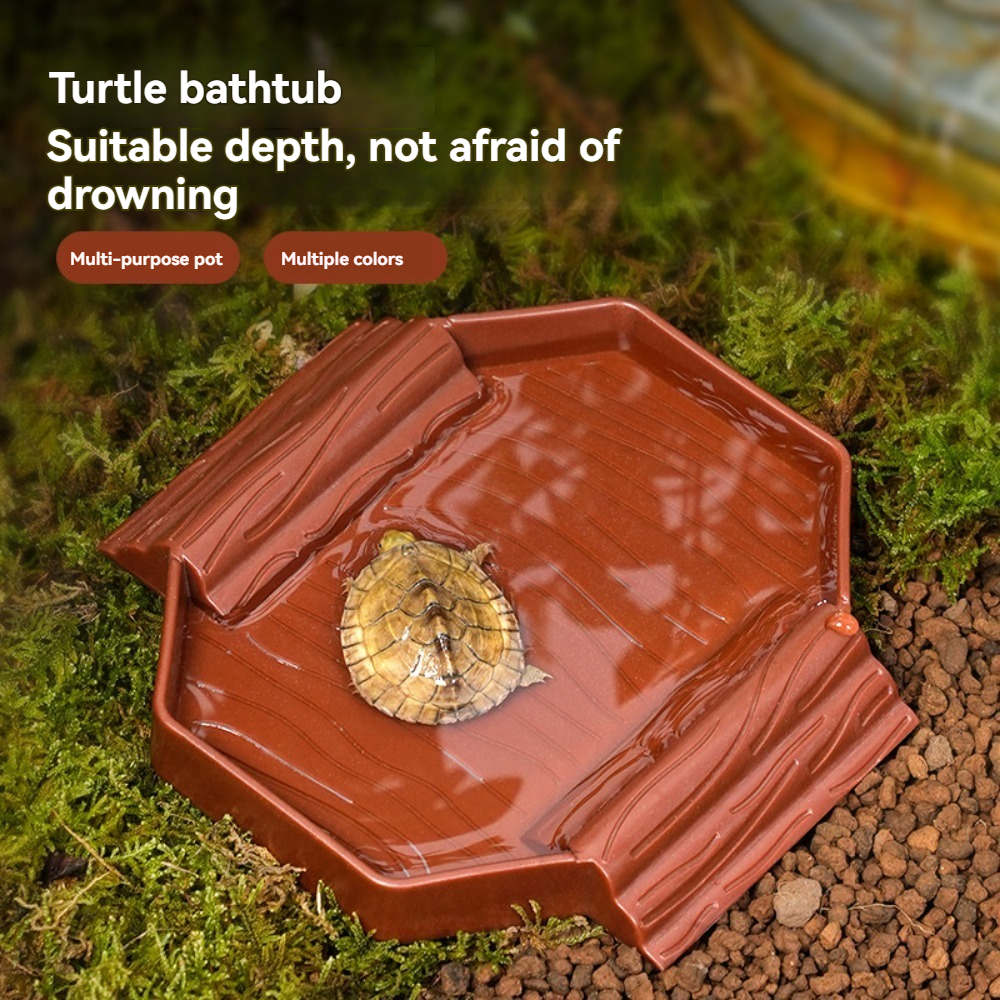 Yellow edge turtle bath basin  - Water Dish Reptile recensione e prezzo