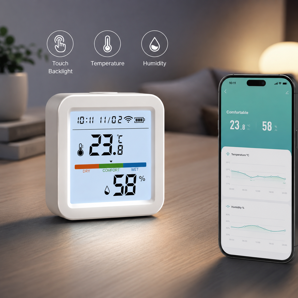 Tuya WiFi Temperature Humidity - Digital Hygrometer Probe recensione e prezzo