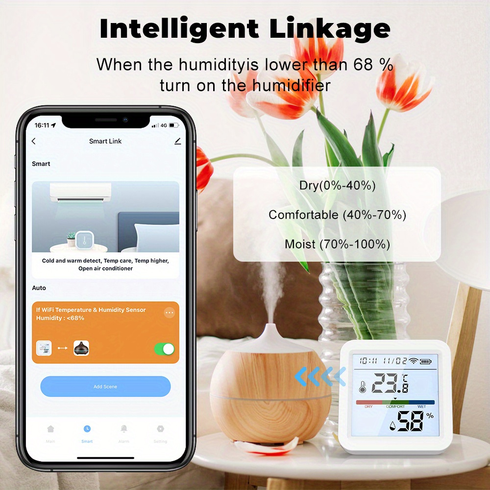 Tuya WiFi Temperature Humidity - Digital Hygrometer Probe recensione e prezzo