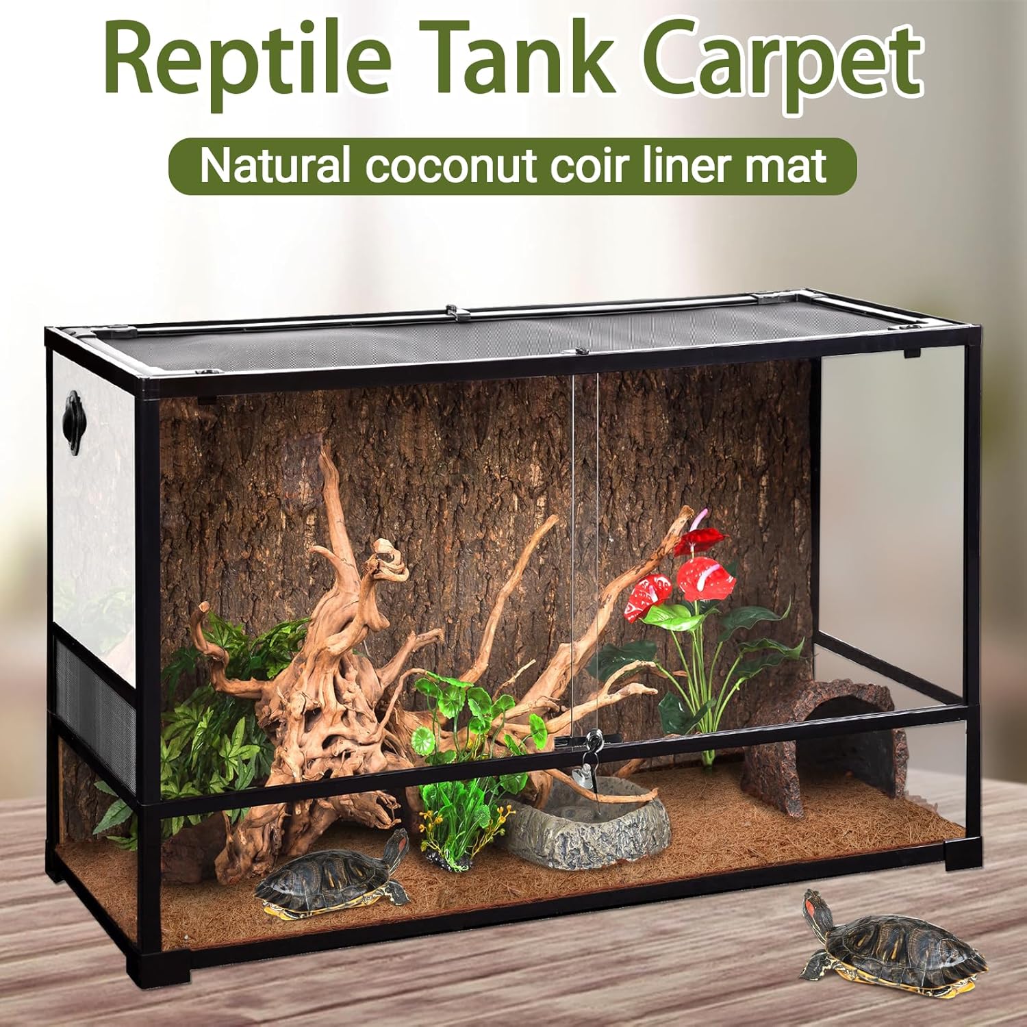 3 Rolls Reptile Carpet, 24x48i - Substrate Coconut Fiber recensione e prezzo