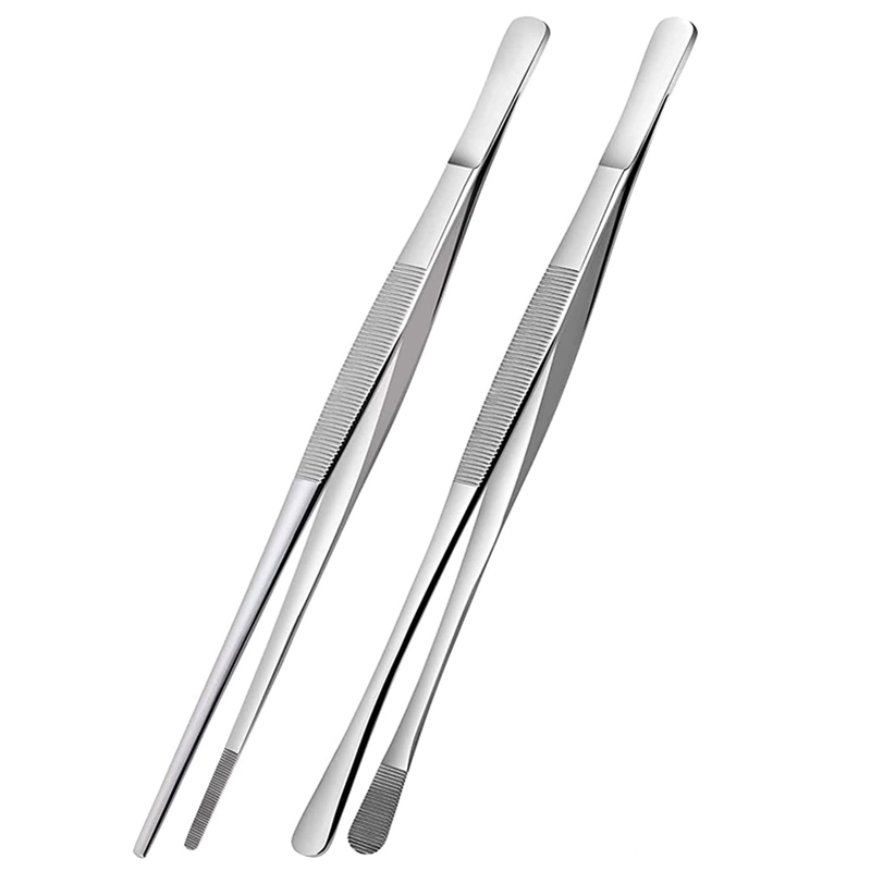 2Pcs 12-Inch Kitchen Cooking T - Feeding Tong Stainless recensione e prezzo