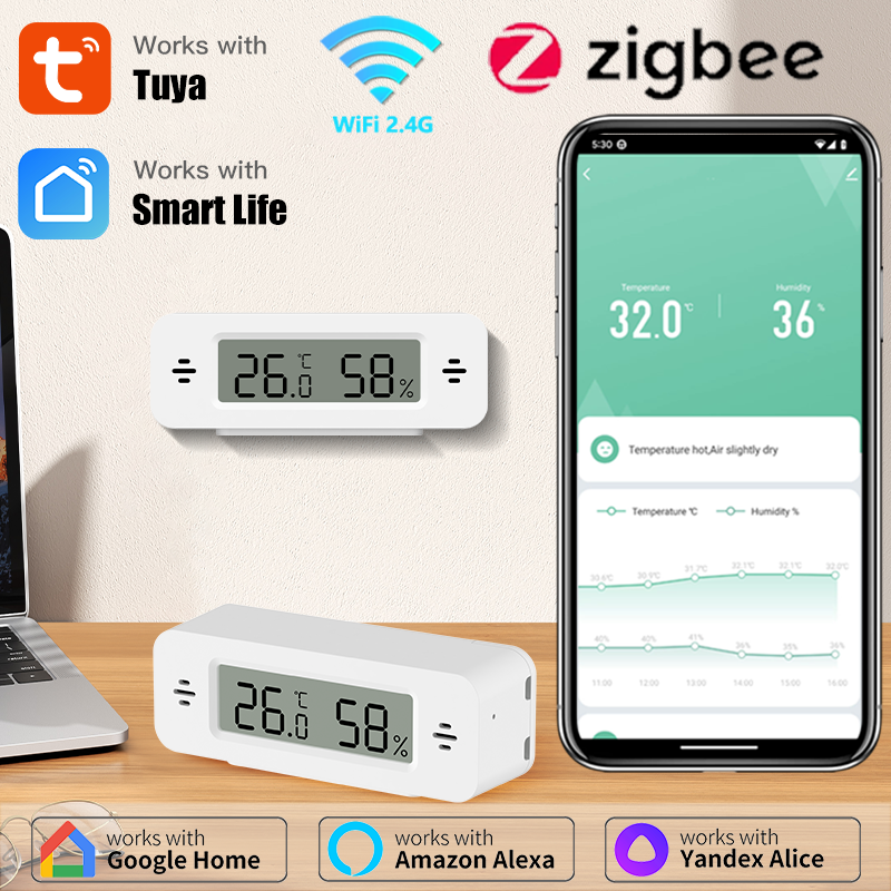 Tuya WiFi/Zigbee Temperature H - Digital Hygrometer Probe recensione e prezzo