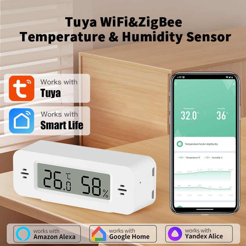 Tuya WiFi/Zigbee Temperature H - Digital Hygrometer Probe recensione e prezzo