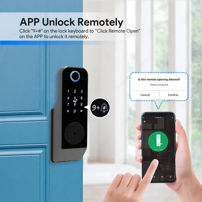 Waterproof Fingerprint Lock Tu - Glass Door Hinge recensione e prezzo