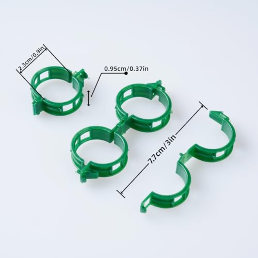 100 Pcs Plant Support Clips Pl - Vine Climbing Plastic recensione e prezzo