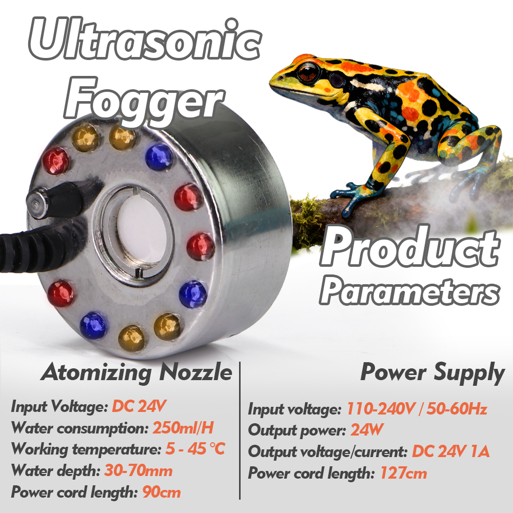 Ultrasonic Mist Maker Fogger w - Terrarium Fogger Ultrasonic recensione e prezzo