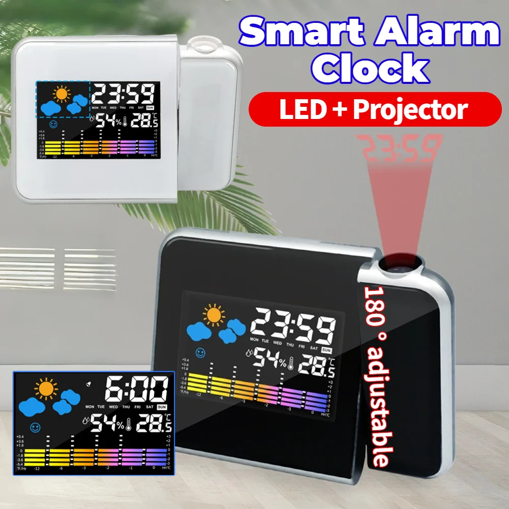 Projection Clock Digital LED P - Digital Hygrometer Probe recensione e prezzo