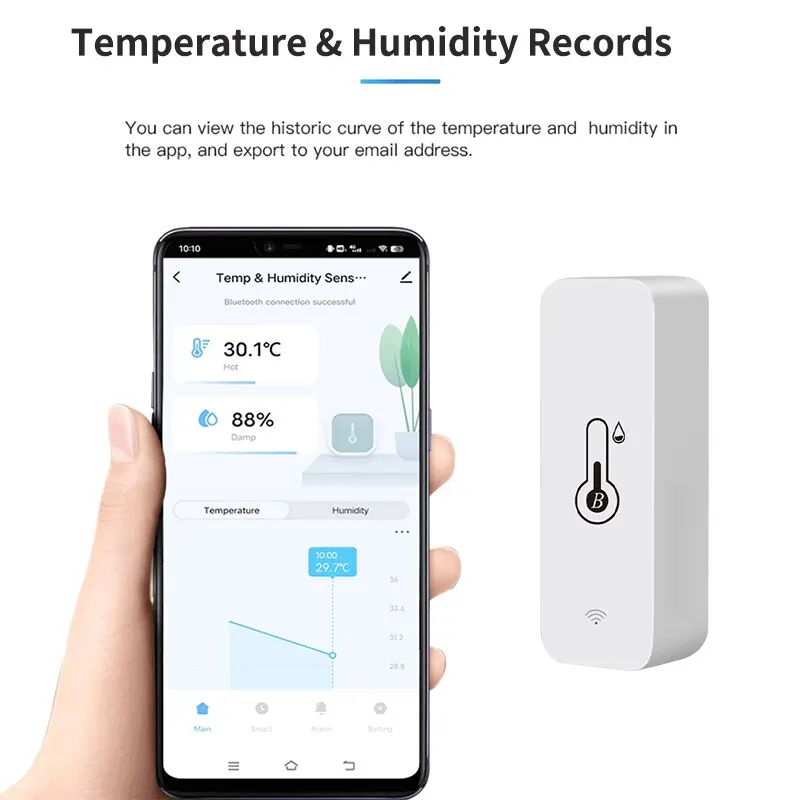 Smart Temperature Humidity Sen - Digital Hygrometer Probe recensione e prezzo
