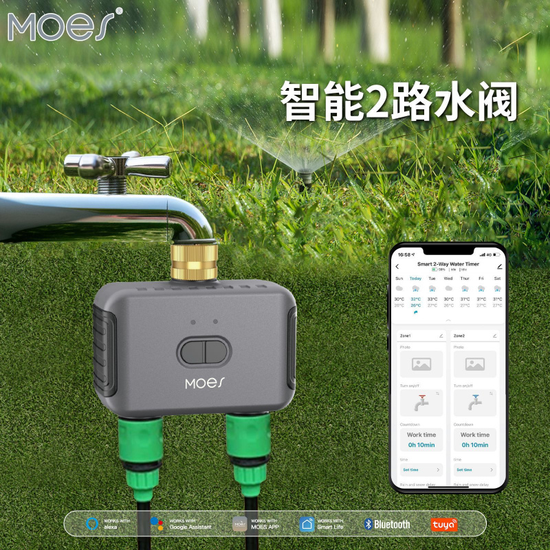TS Bluetooth Tuya Smart Garden - Timer Dual Outlet recensione e prezzo