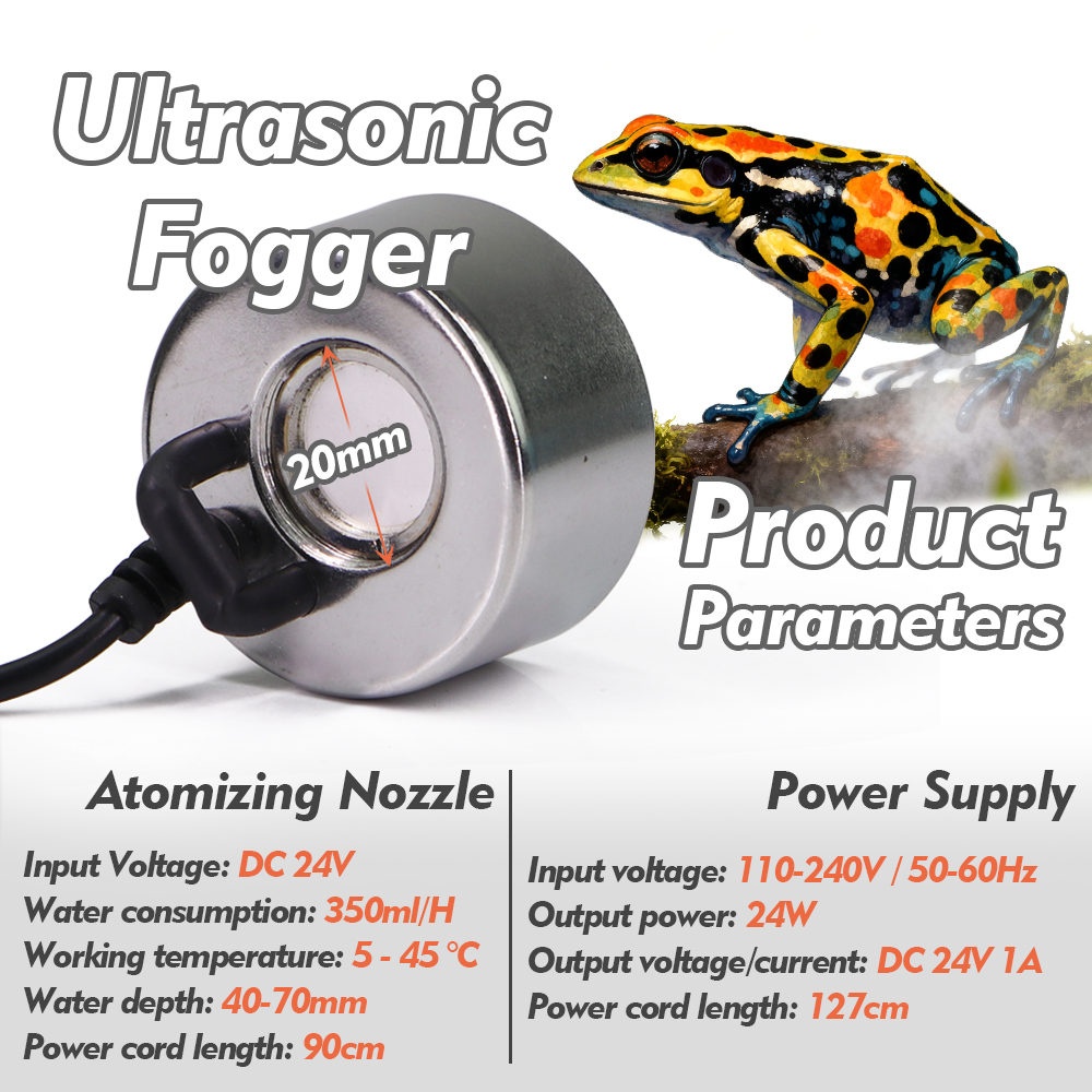 110-240V Ultrasonic Fogger w/  - Terrarium Fogger Ultrasonic recensione e prezzo
