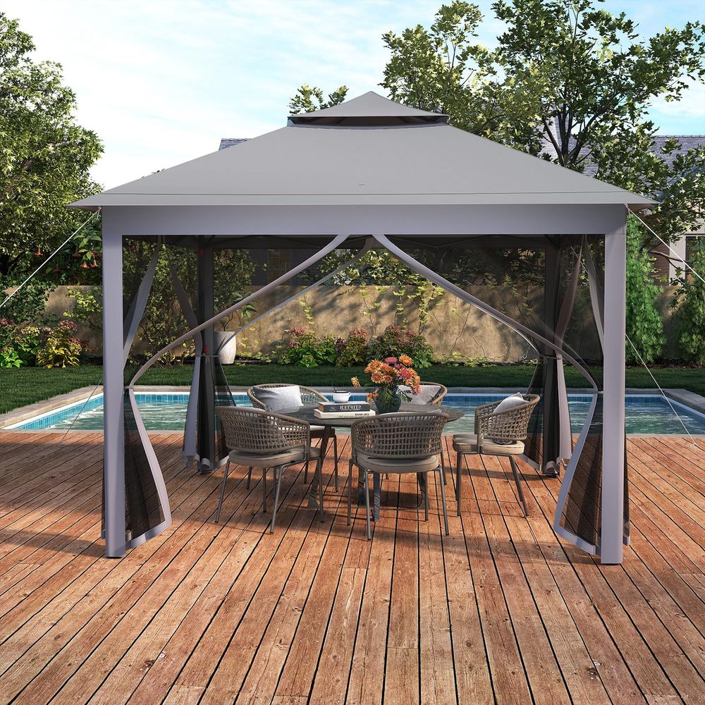 ft 11 ft Pop up Gazebo, Portab - Screen Top Mesh recensione e prezzo