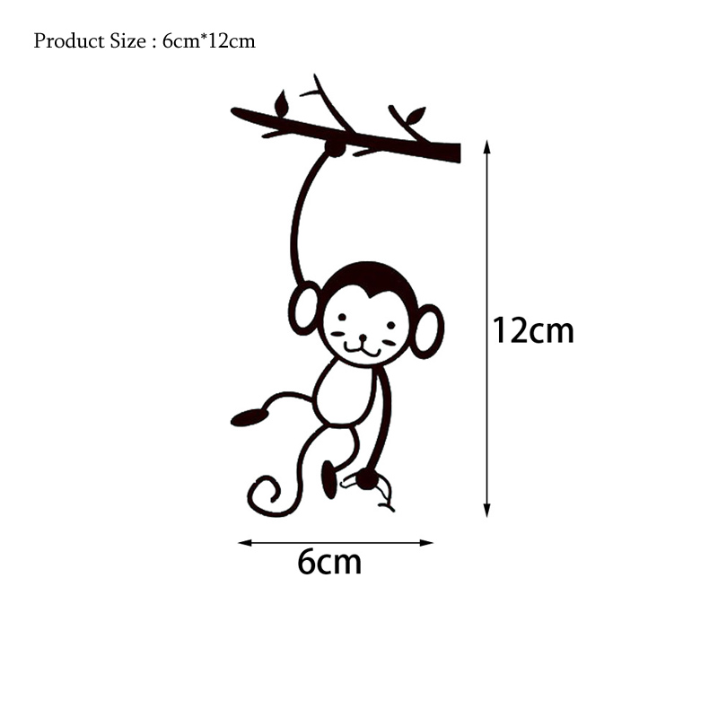 Black Cute Monkey Hanging Tree - Pvc Panel Background recensione e prezzo