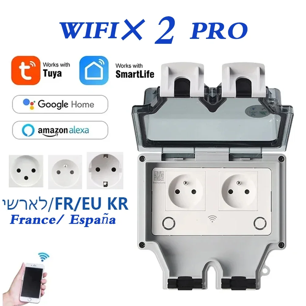 Tuya Waterproof Electrical Wal - Timer Dual Outlet recensione e prezzo