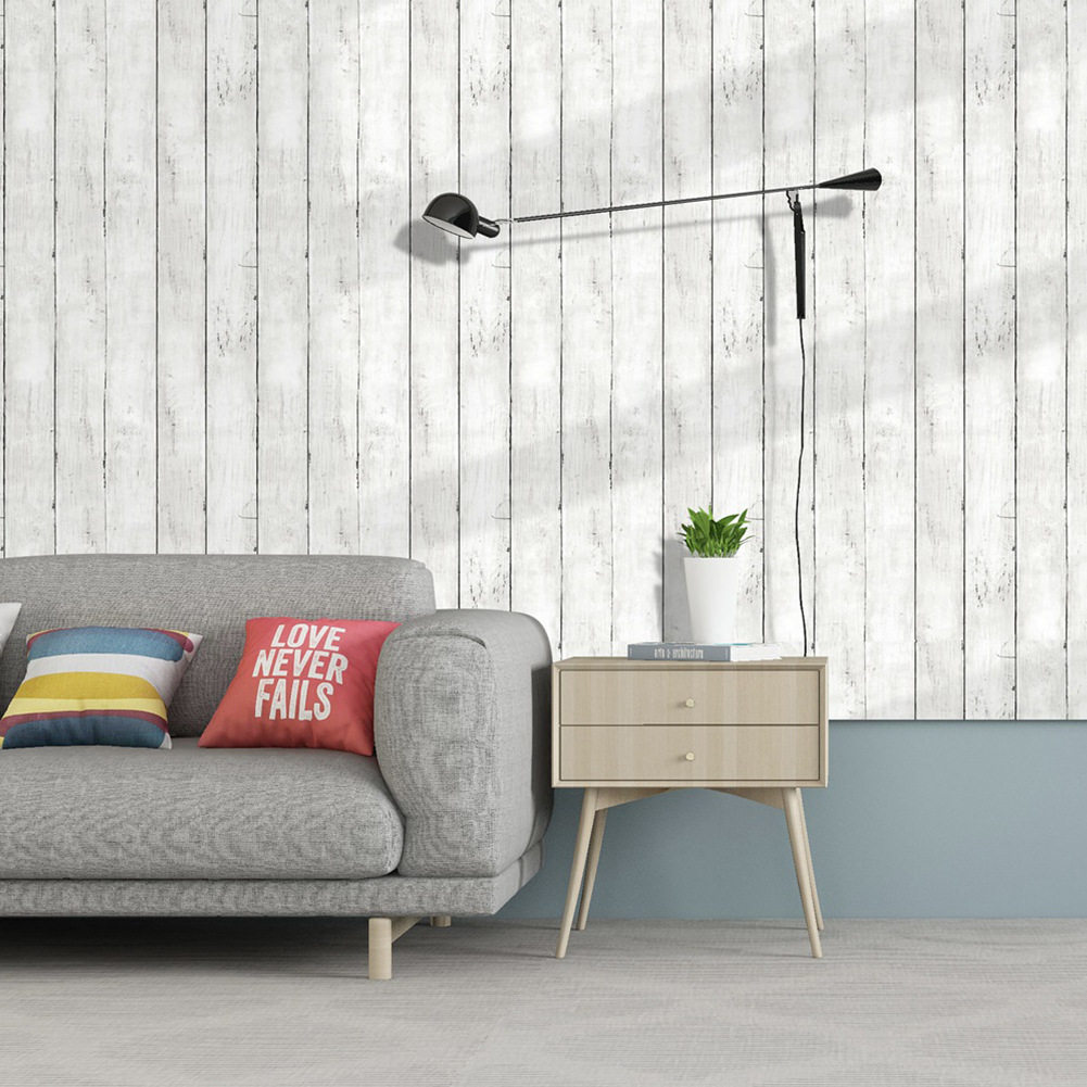 Retro Style White Wood Grain M - Pvc Panel Background recensione e prezzo