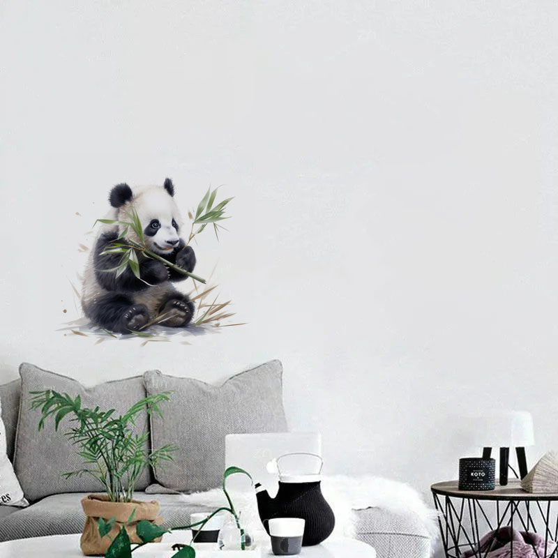 C76# Watercolor panda wall sti - Pvc Panel Background recensione e prezzo