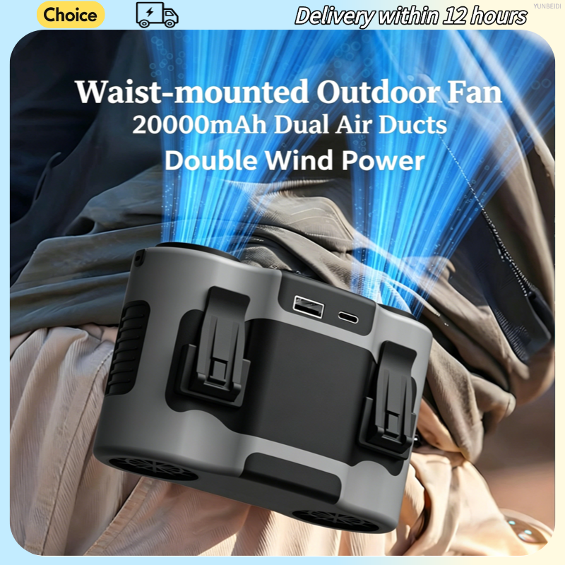 Portable Waist Clip Fan Mini U - Timer Dual Outlet recensione e prezzo