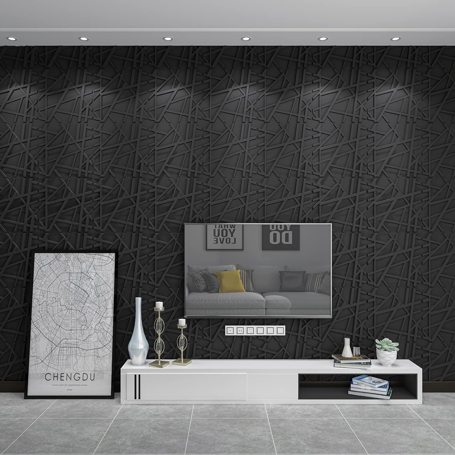 19.7x19.7in PVC Wall Panel Str - Pvc Panel Background recensione e prezzo