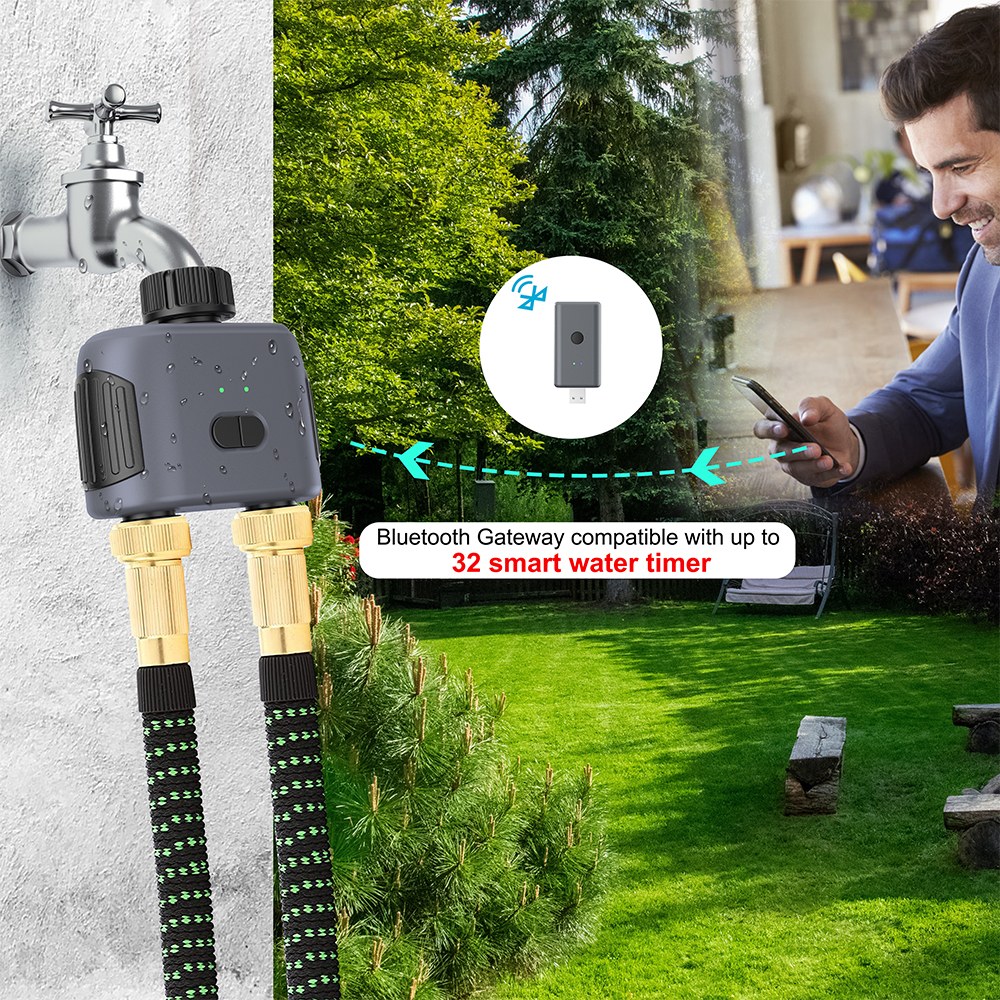 2 Outlets Tuya Smart Garden Wa - Timer Dual Outlet recensione e prezzo