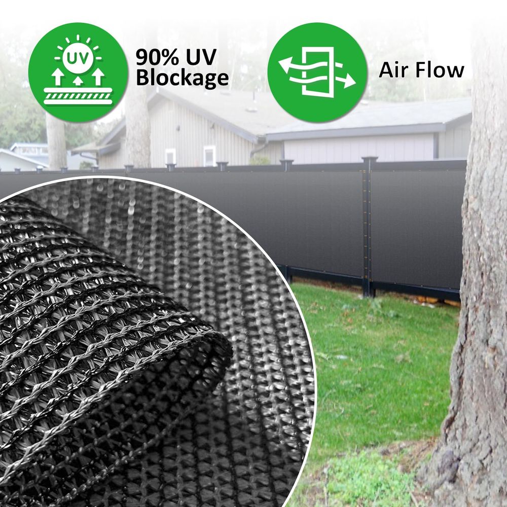 x 100ft Black Privacy Screen F - Screen Top Mesh recensione e prezzo