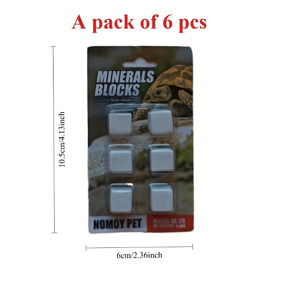6 Pcs Fish Tank Calcium Block  - Calcium Powder Reptile recensione e prezzo