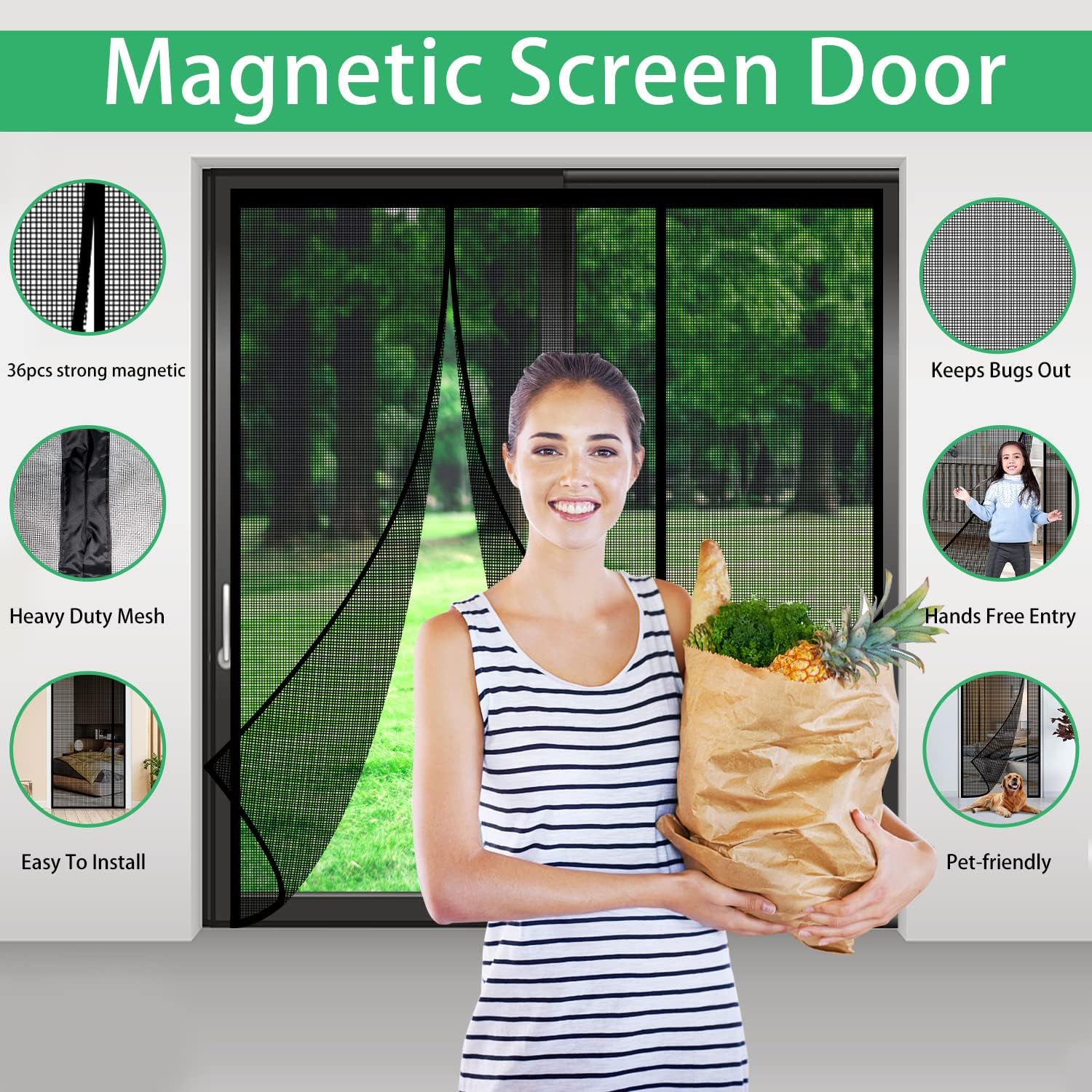 Fiberglass Magnetic Screen Doo - Screen Top Mesh recensione e prezzo