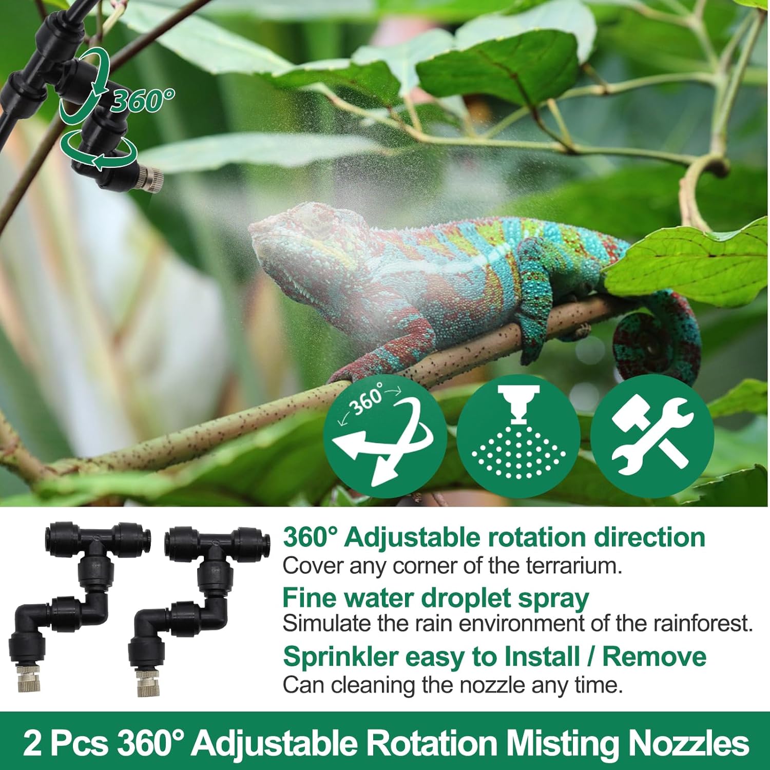 Reptile Humidifiers Smart Mist - Misting Nozzle Reptile recensione e prezzo