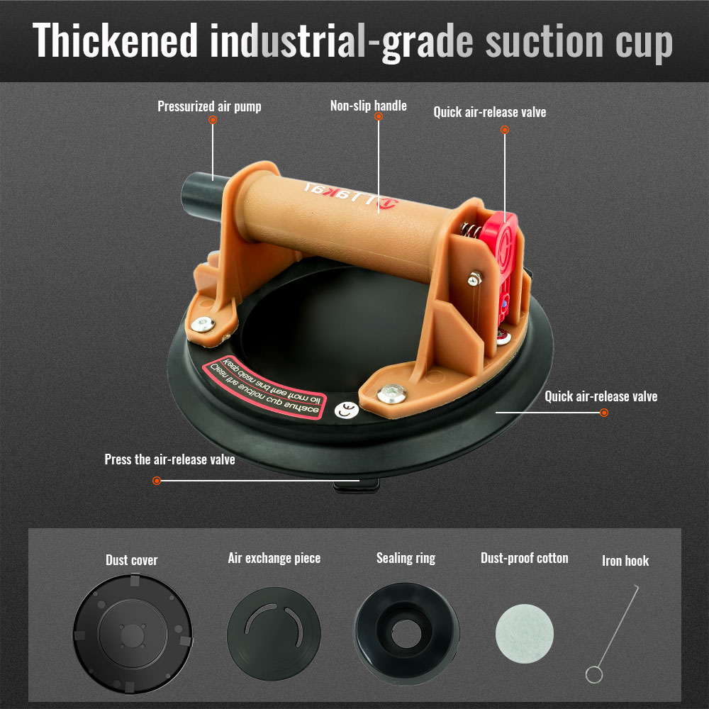 8 Inch Silicone Vacuum Suction - Ceramic Tile Floor recensione e prezzo